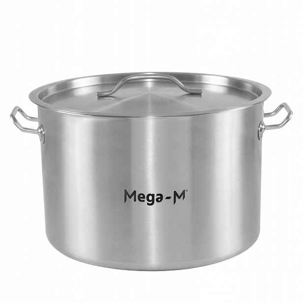 Hrnec s poklicí 24L 36CM Indukční plyn Mega-M Standard