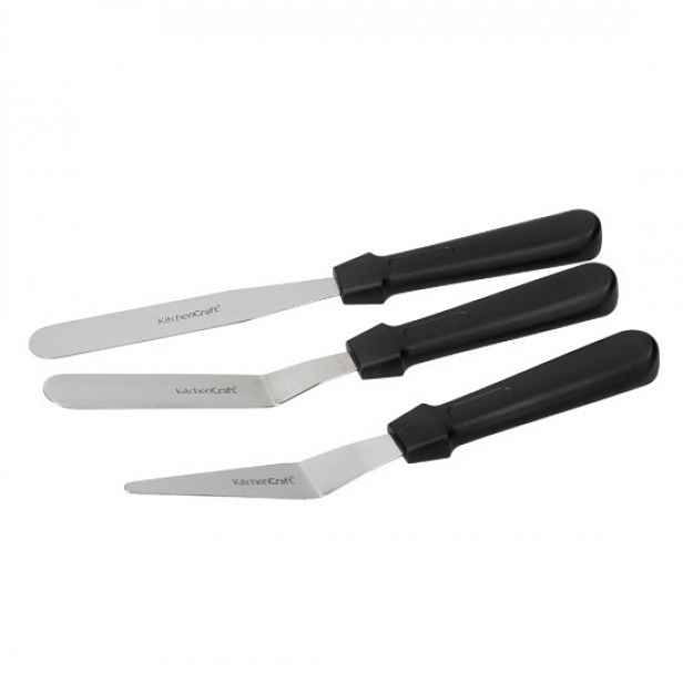 Sada 3 špachtlí na zdobení glazurou – výrobce Kitchen Craft