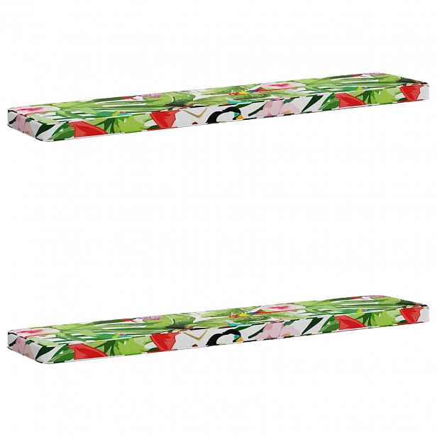 vidaXL Sady polštářů na lavici (2 kusy) VUGHT 2 pcs 100% polyester