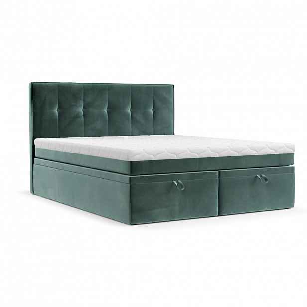 AltaBeds POSTEL BOXSPRING ARIVO 180/200 Tyrkysová