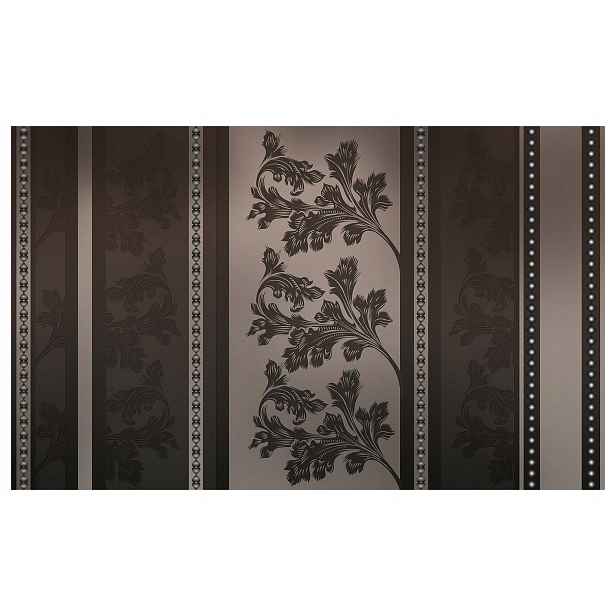 Fototapeta Damask Béžovo-hnědý ornament 416x254 Klasický vzor lepidlo
