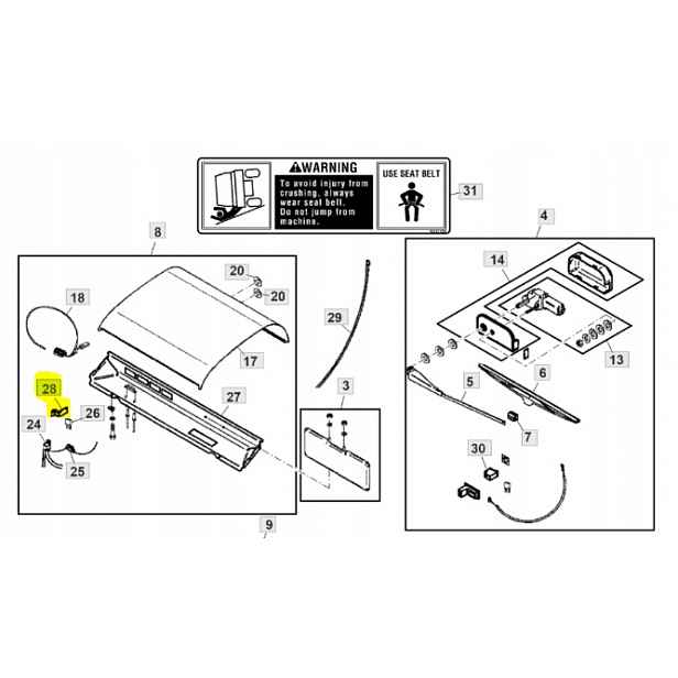 Panel John Deere M156692