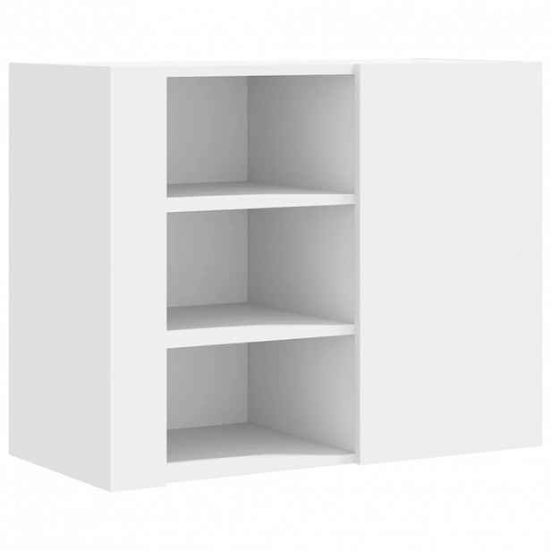 vidaXL Nástěnná skříňka bílá 75 x 35 x 60 cm kompozitní dřevo