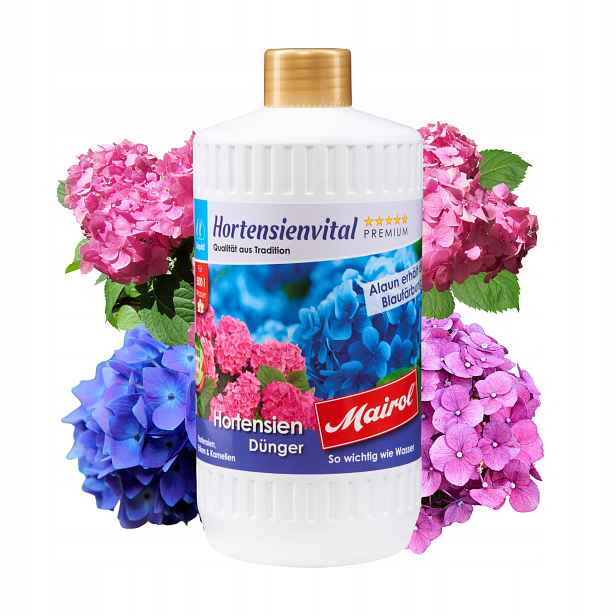 Hortensienvital 1L Mairol – speciální prémiové hnojivo pro hortenzie