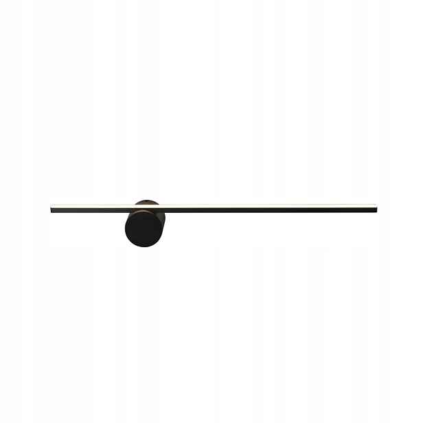 Nástěnná Led lampa černá minimalistická podlouhlá 60 cm 4000K Zuma Line