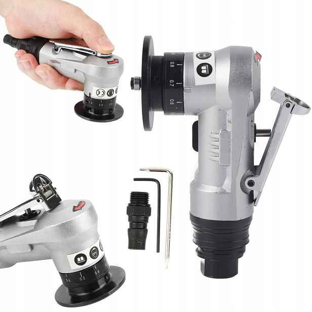 Pneumatický Zahrdlovač Sražeč Hran 45 Stupňů KP-5702 30000 Ot/min Sada