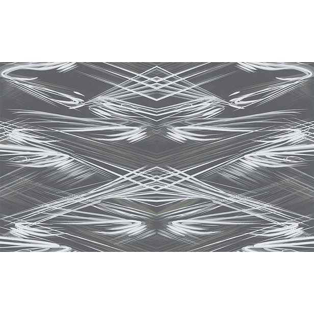 Šedo-bílá Tapeta Abstraktní Vzor Vinyl Flizelina 10,05 m x 106,00 cm
