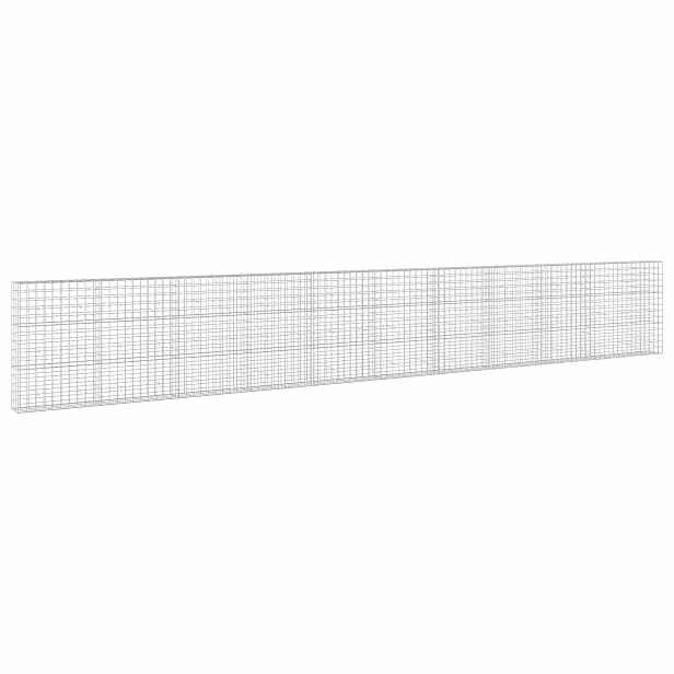 vidaXL Gabion s drátem 3,5 mm a síťkou 10x10 cm 1050x30x150 cm