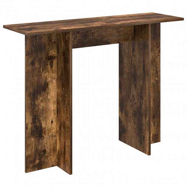 vidaXL Konzolový stolek Uzený Dub 100 x 30 x 75 cm Kompozitní dřevo