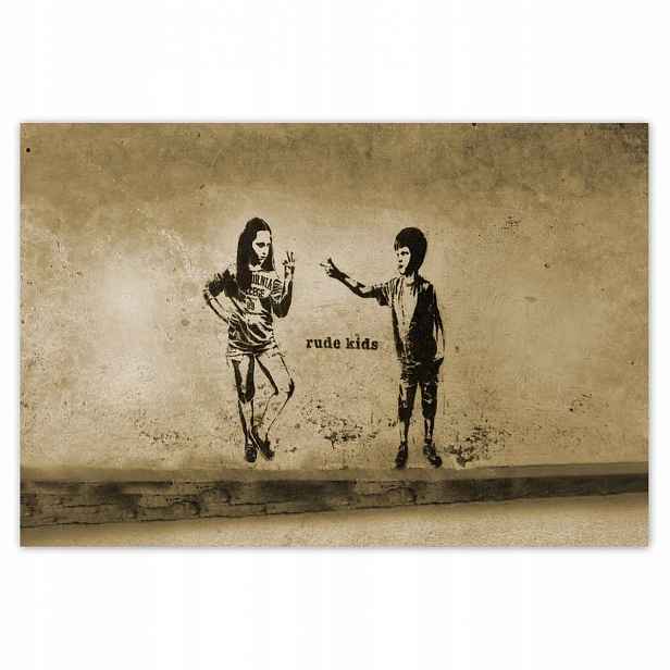 Plakáty 200x135 Banksy Nezbedné děti