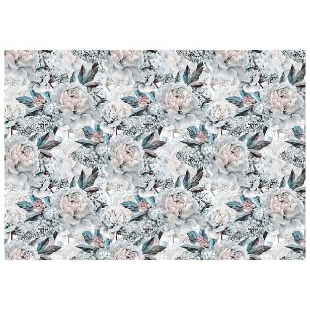 Tapeta Pivoňky Hortenzie Akvarely Romantický design 460x300 vinylová lepidlo