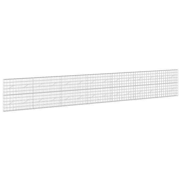 vidaXL Gabion s drátem 3,5 mm a síťkou 10x10 cm 700x10x100 cm
