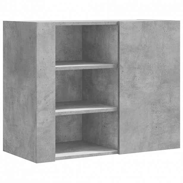 vidaXL Nástěnná skříňka betonově šedá 75 x 35 x 60 cm kompozitní dřevo