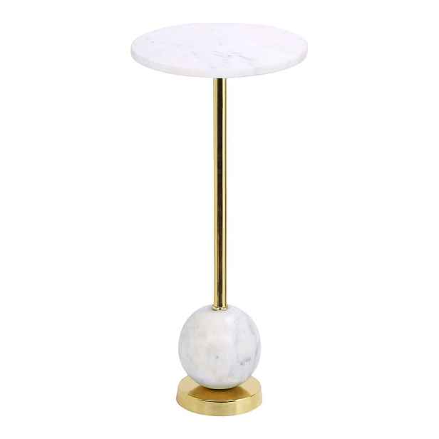 Kovový kulatý odkládací stolek ø 25 cm Salo – House Nordic
