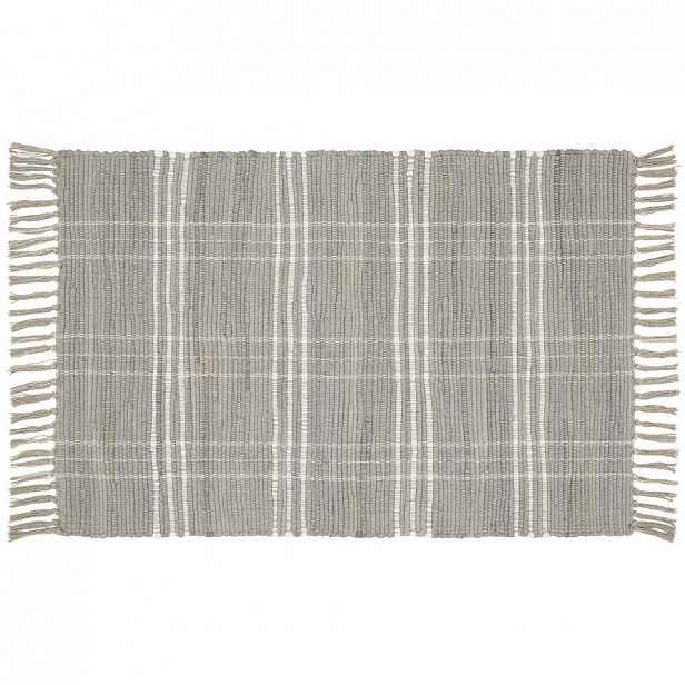 XXXLutz RUČNĚ TKANÝ KOBEREC, 60/90 cm, šedá Boxxx - Vlněné koberce - 006767012192
