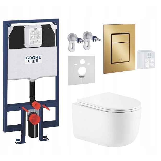 7v1 Wc Set, Stelaz Grohe Slim Wc Mísa Tornado Imprese Tlačítko