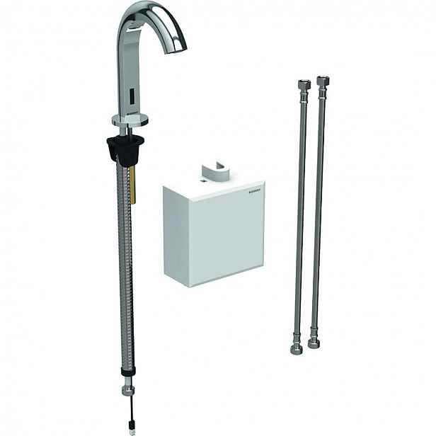 Geberit Piave - Elektronická umyvadlová baterie, bateriové napájení, chrom 116.164.21.1