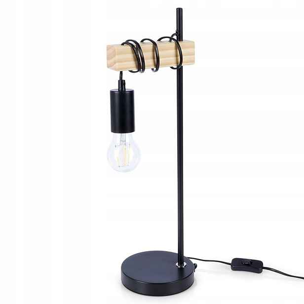 Stolní lampa černá 51 cm