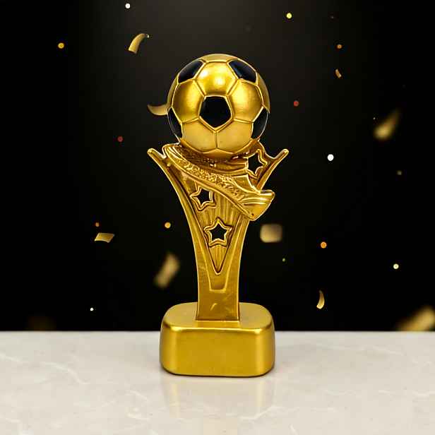TEMU Sběratelské figurky, fanoušci, fotbalový zápas, zlatá, stříbrná, retro zlatá, ozdobná s kopání do stéply, vhodná do obývacího pokoje, zápasu,