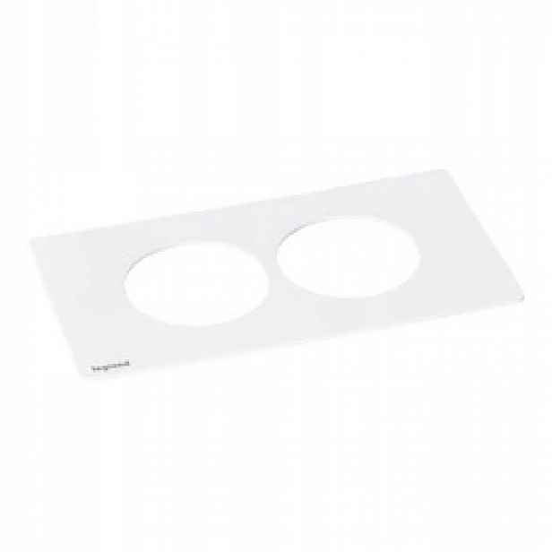 Kryt pro zásuvky Disq'in 4 moduly Metal Legrand