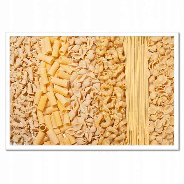 Plakáty v rámu 60x40 Druhy těstovin pasta
