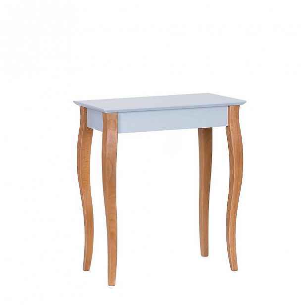 Světle šedý konzolový odkládací stolek Ragaba Console, délka 65 cm