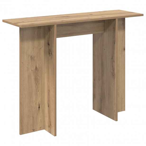 vidaXL Konzolový stolek Dub artisan 100 x 30 x 75 cm Kompozitní dřevo