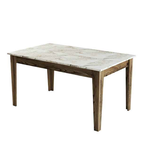 Jídelní stůl Milan Walnut and White