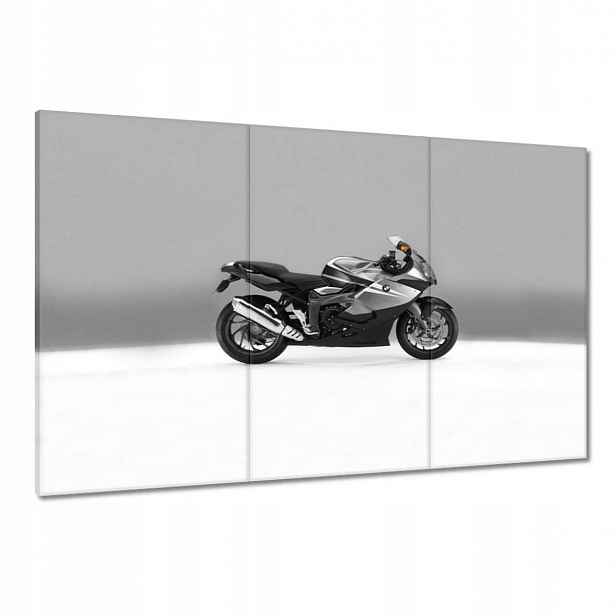 Obrazy 120x80 Šedý závodník Bmw Motor