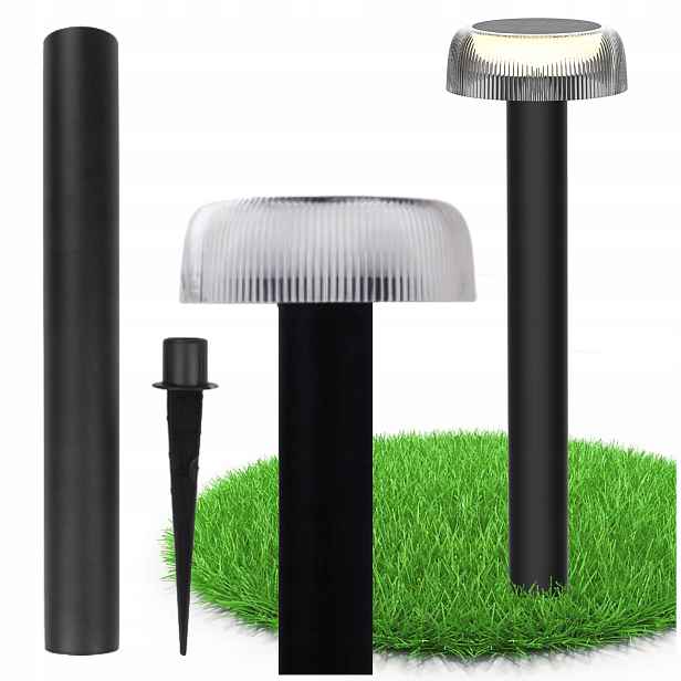 Solární Led zahradní sloupek s osvětlením, zapichovací, 2v1, nabíjecí, Usb, IP44