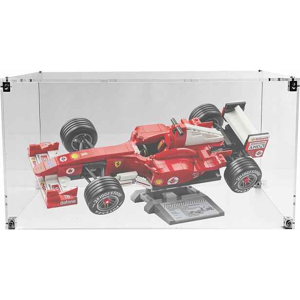 Vitrína pro Lego 11375 Icons Ferrari F2004 a Michael Schumacher