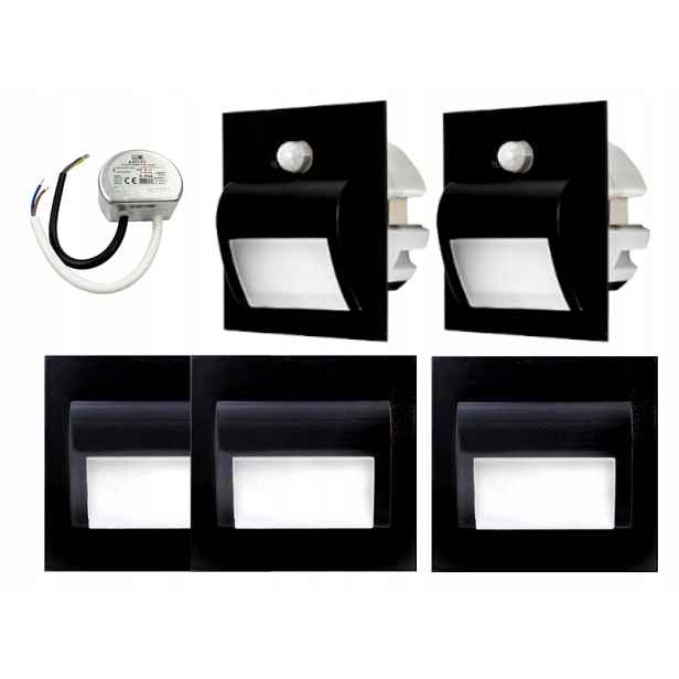 Sada osvětlení schodů Halogen Led 5x senzory