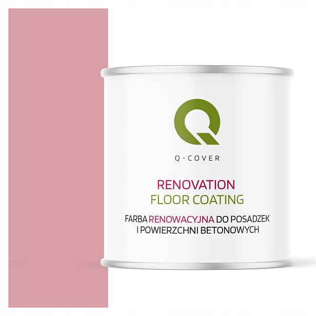 Barva Pro Renovaci Podlah Z Betonu Garáž Růžová Světlá Ral 3015 Lesk 2,5L