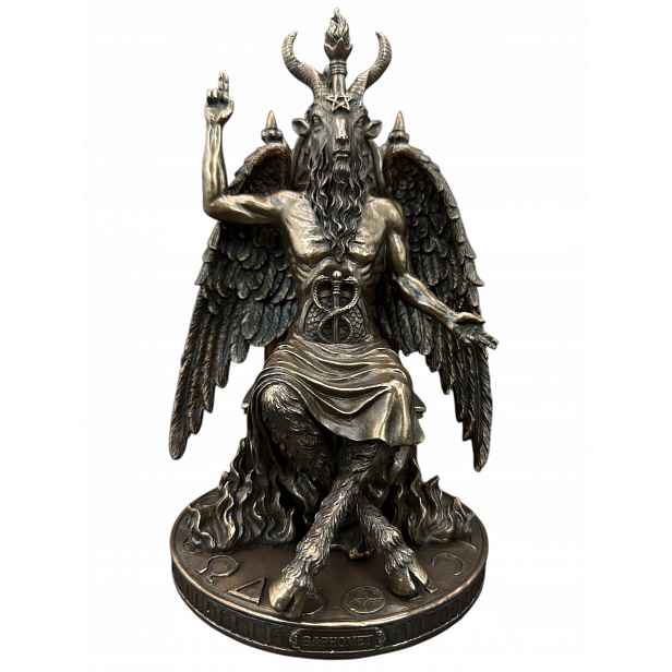 Figurka Sedící Baphomet symbol rovnováhy Veronese WU77866A1