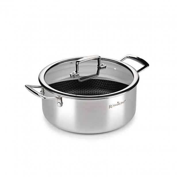 Prémiový hrnec s poklicí Rosmarino HexaPro - 24 cm
