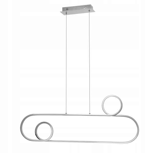 stropní svítidlo Led kovová, moderní, chromovaná, stříbrná