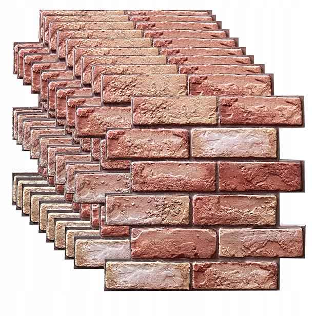 20 Ks Tapeta Na Zeď 3D Kámen Cihla Samolepicí Pvc 30x30 cm Pěnová