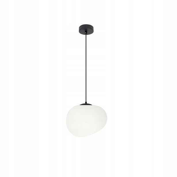 Závěsná lampa bílá s nepravidelným stínidlem 20 cm Stones Candellux
