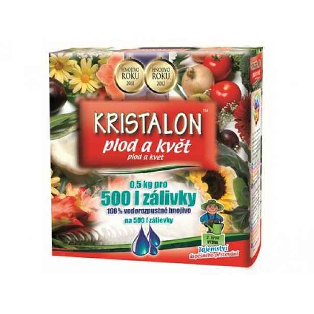 Hnojivo AGRO Kristalon Plod a květ 0,5 kg MA912012
