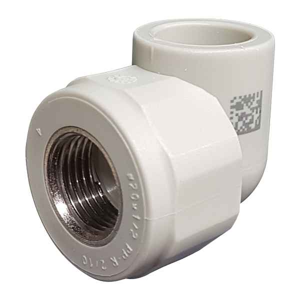 Koleno Pipelife PP-R MZD 20 mm × 1/2" 90 ° vnitřní závit