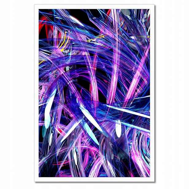 Plakáty v rámu 40x60 Fialové náušnice Hroty