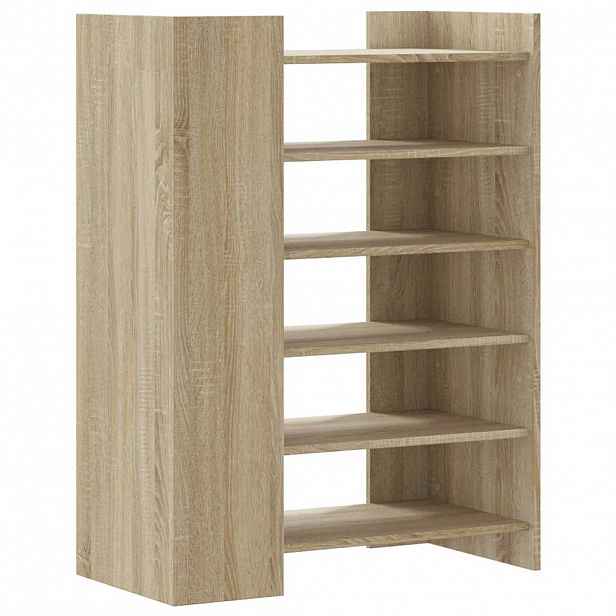 vidaXL Botník dub sonoma 74,5 x 37,5 x 100 cm kompozitní dřevo