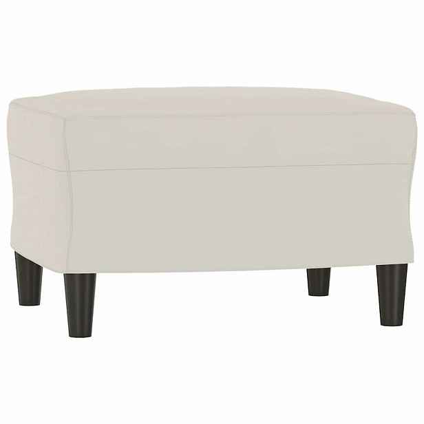 vidaXL Lavice krémová 70 x 35 x 41 cm samet