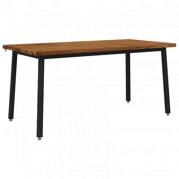 vidaXL Čtvercový jídelní stůl 160 x 80 x 75 cm Masivní akátové dřevo