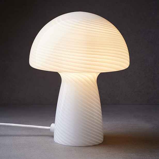 Butlers FUNGI TOWN Stolní lampa - bílá