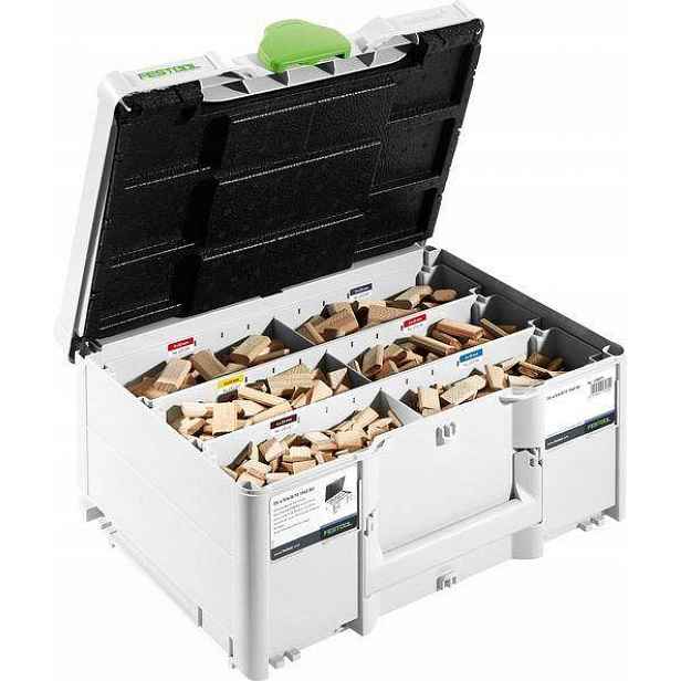 Festool Sortiment Domino bukových konektorů Ds 4/5/6/8/10 1060 Bu