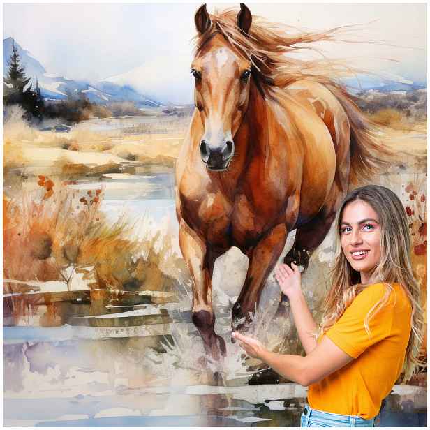 Fototapeta 3D Zvířata Kůň Koně 588x260 KK05W