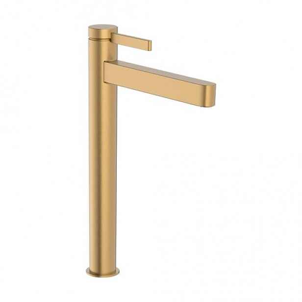 Hansgrohe Finoris vysoká umyvadlová baterie s clic-clacem kartáčovaný bronz 76072140