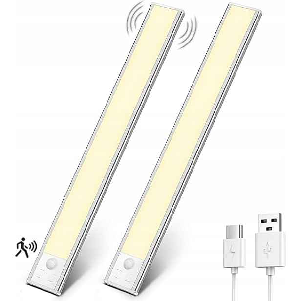 Led Lampa Do Skříně Bezdrátová Ouila Teplá Bílá 3000 K 41 CM 2 Ks