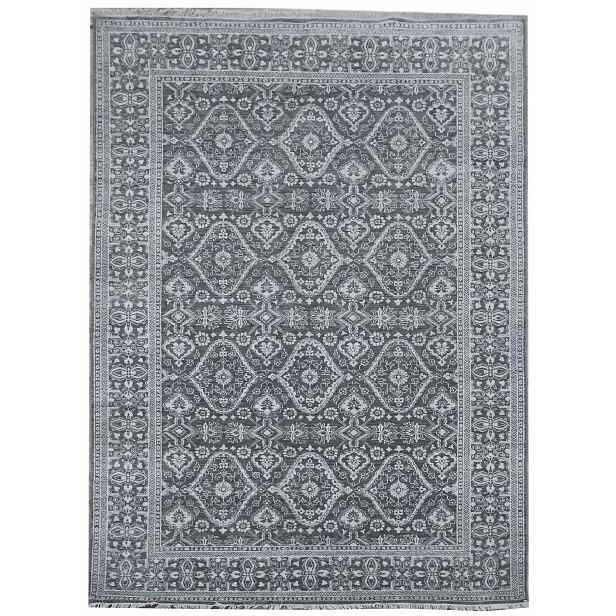Ručně vázaný kusový koberec Diamond DC-HALI B Grey/silver, 180x275, šedá, chodba / předsíň, Diamond Carpets India